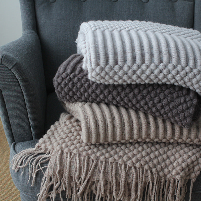Modern Woven Throw Blanket- BUY ONE GET ONE FREE-Add two to cart to redeem
