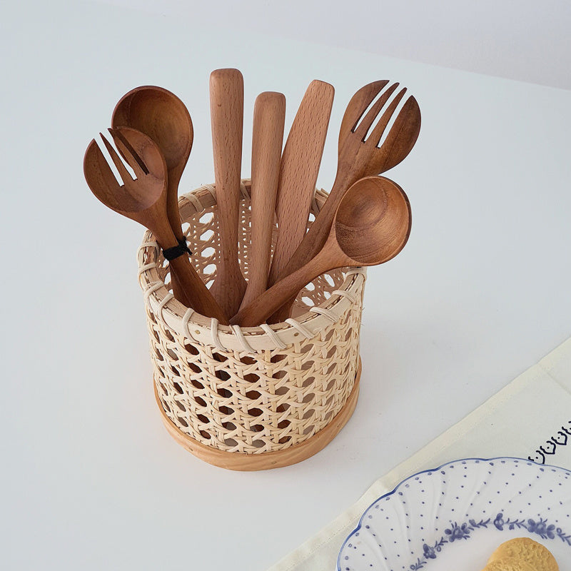 Square French Woven Storage Basket