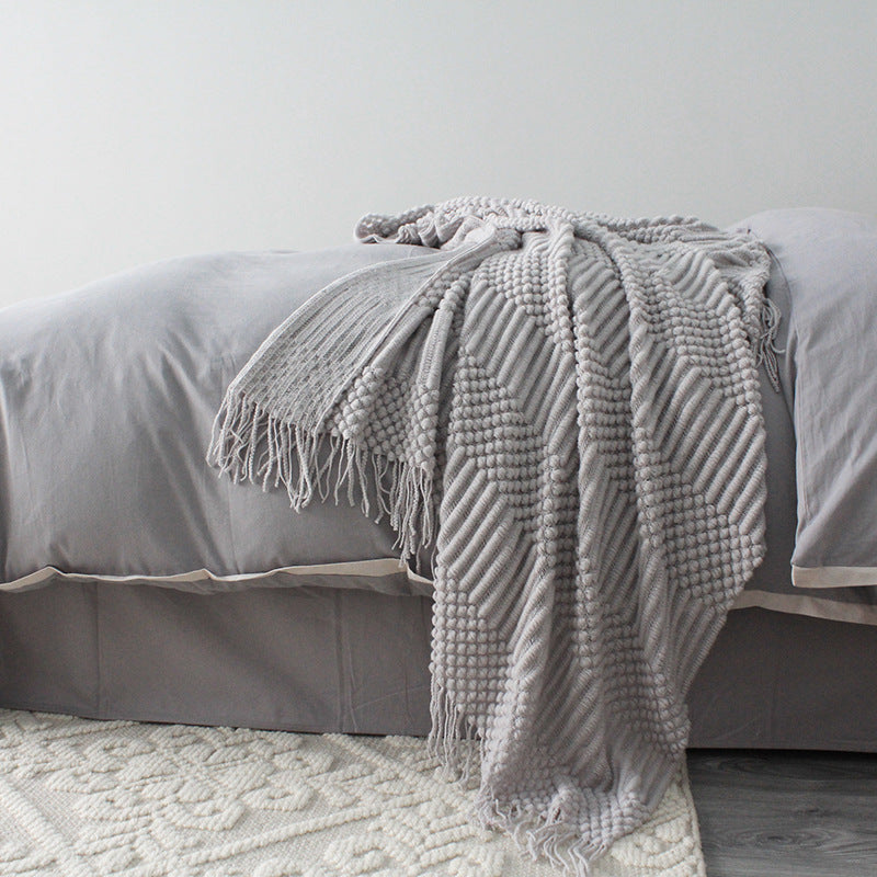 Modern Woven Throw Blanket- BUY ONE GET ONE FREE-Add two to cart to redeem