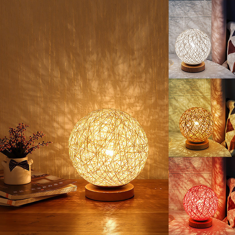 Sepak Takraw LED Night Light – Natural Style, Gentle Glow