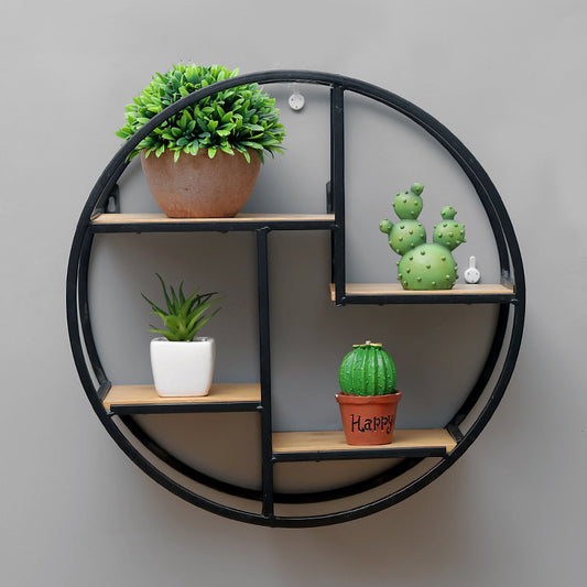 Iron Art Shelf Storage Rack