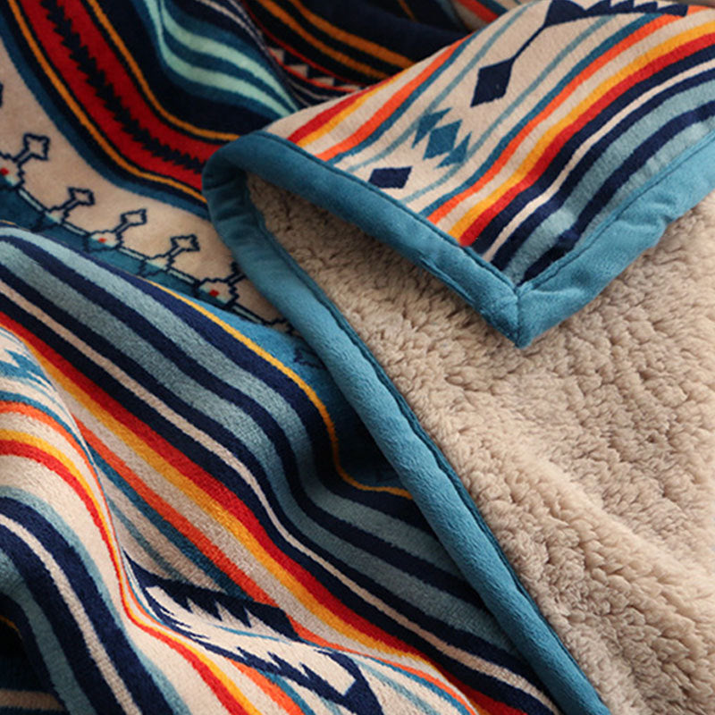 Decorative Flannel Throw Blanket