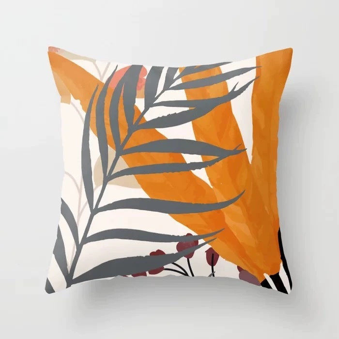 Abstract geometric portrait pillowcase