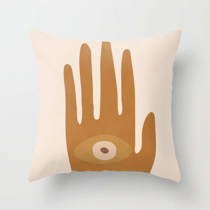 Abstract geometric portrait pillowcase