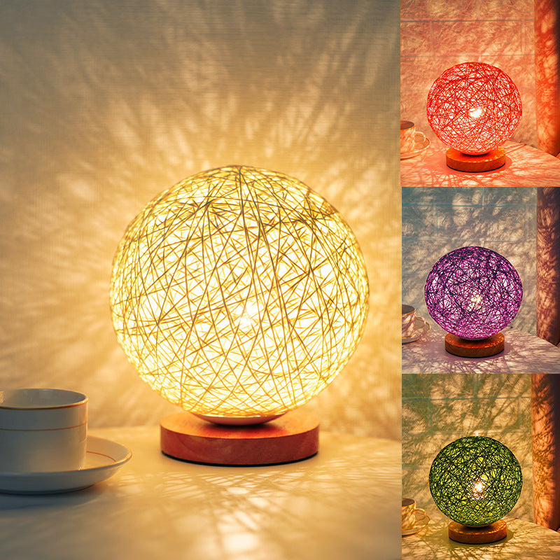 Sepak Takraw LED Night Light – Natural Style, Gentle Glow