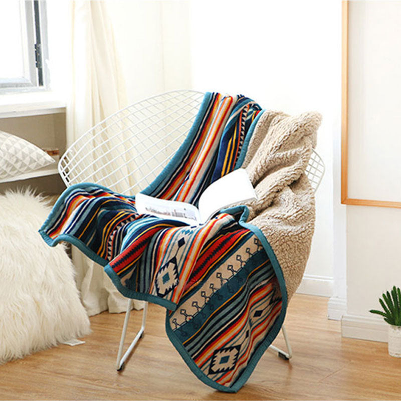 Decorative Flannel Throw Blanket