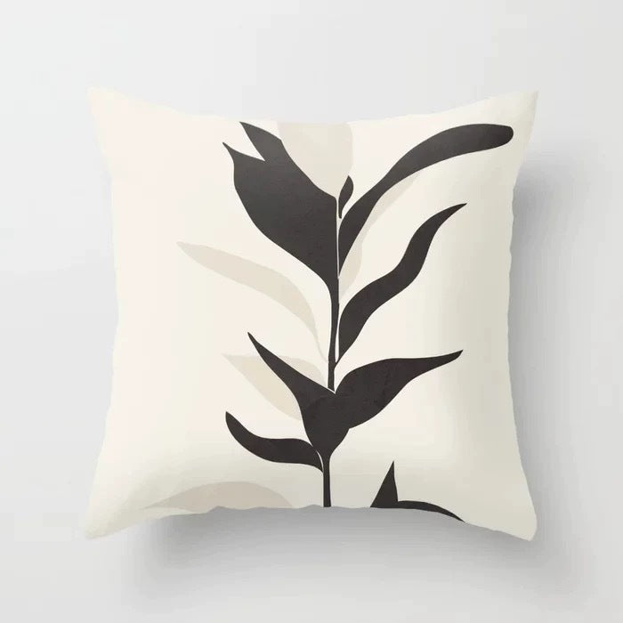 Abstract geometric portrait pillowcase