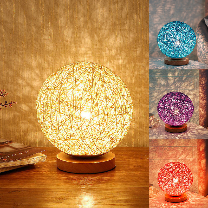 Sepak Takraw LED Night Light – Natural Style, Gentle Glow