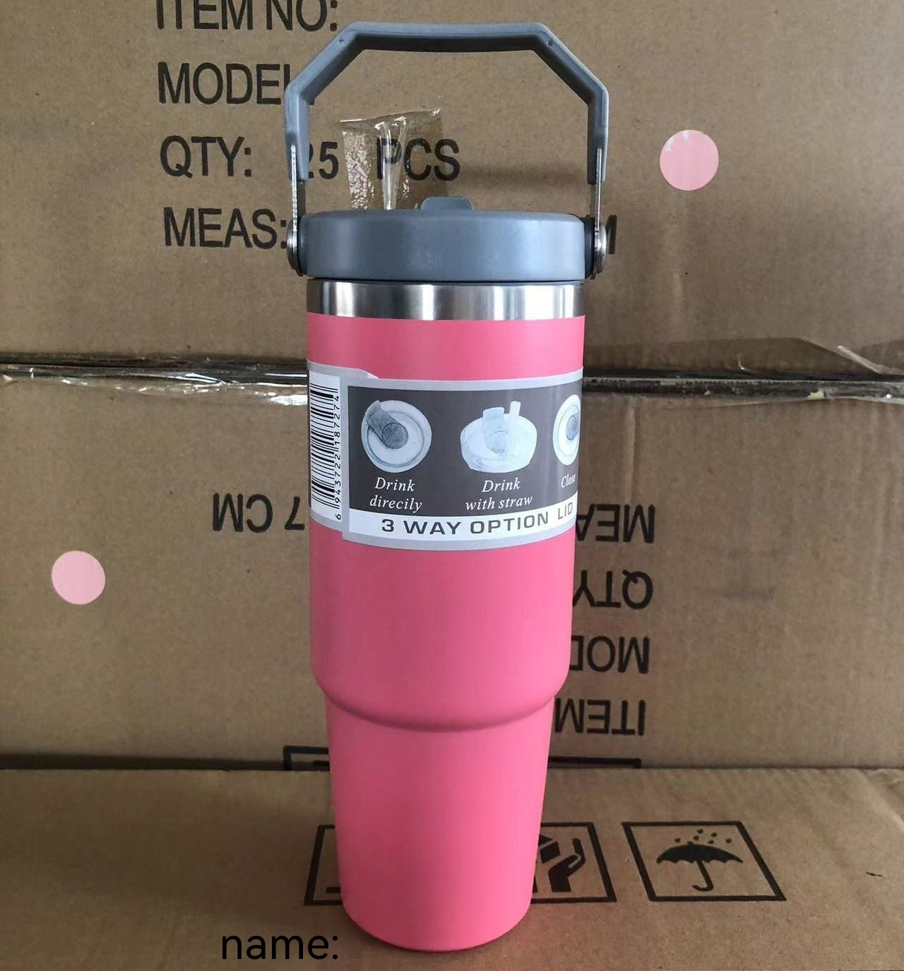 Portable Stainless-Steel Tumbler