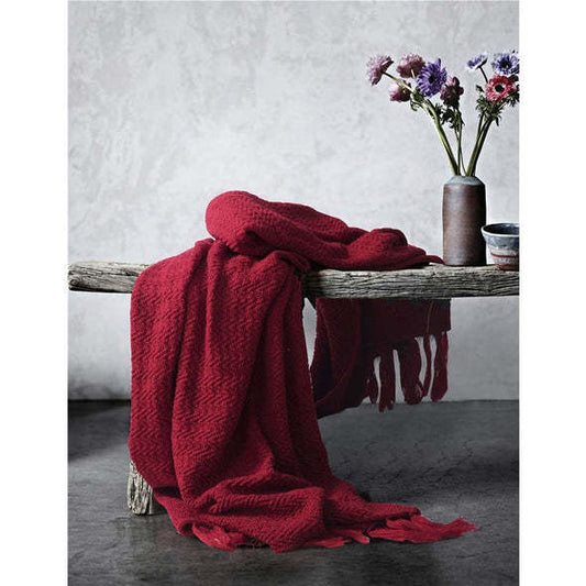 Warm Cosy Knitted Throw Blanket